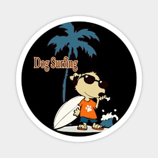 Dog surf 96008 Magnet